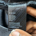 Amiri MX1 Grey Art Patch Black Denim Jeans Sz 28