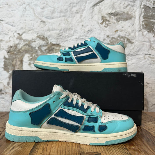 Amiri Navy Skeleton White Teal Blue Sneaker Sz 7 (40)