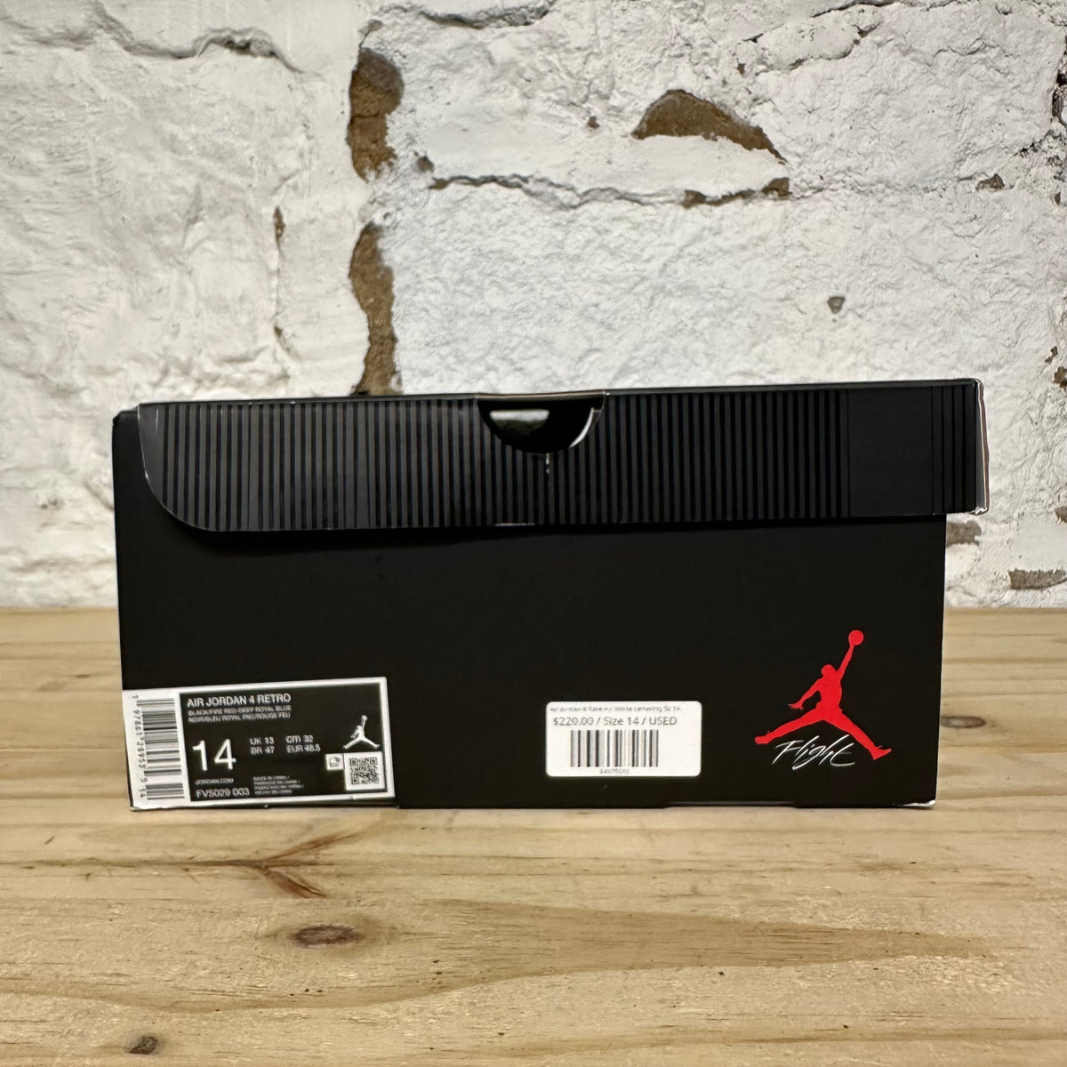 Air Jordan 4 Rare Air White Lettering Sz 14
