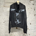 Vale Jesus Bling Black Hoodie Sz M