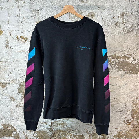 Off White Gradient Arrows Crewneck Black Sz M