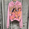 Vale Dreams Pink Zip Up Hoodie Sz L