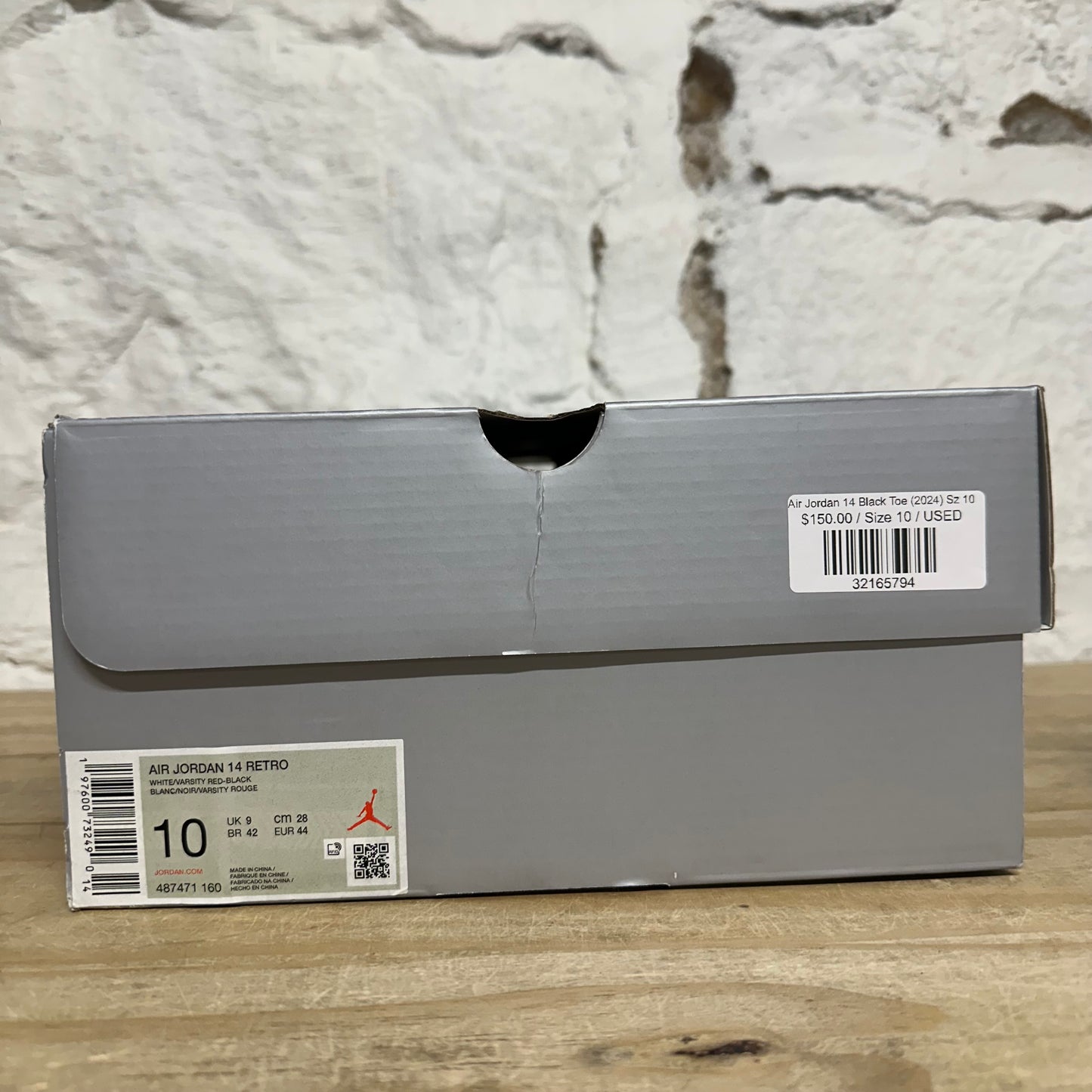 Air Jordan 14 Black Toe (2024) Sz 10