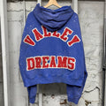 Vale Sea Cluster Blue Zip Up Hoodie Sz XXL
