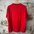 Amiri White Stagger Spell Red T-Shirt Sz L
