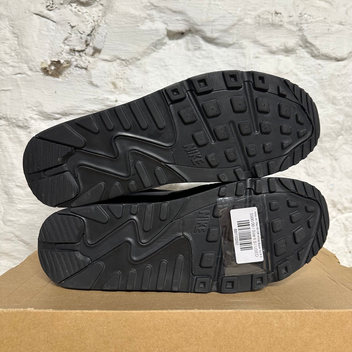 Nike Air Max 90 Off-White Black Sz 9.5