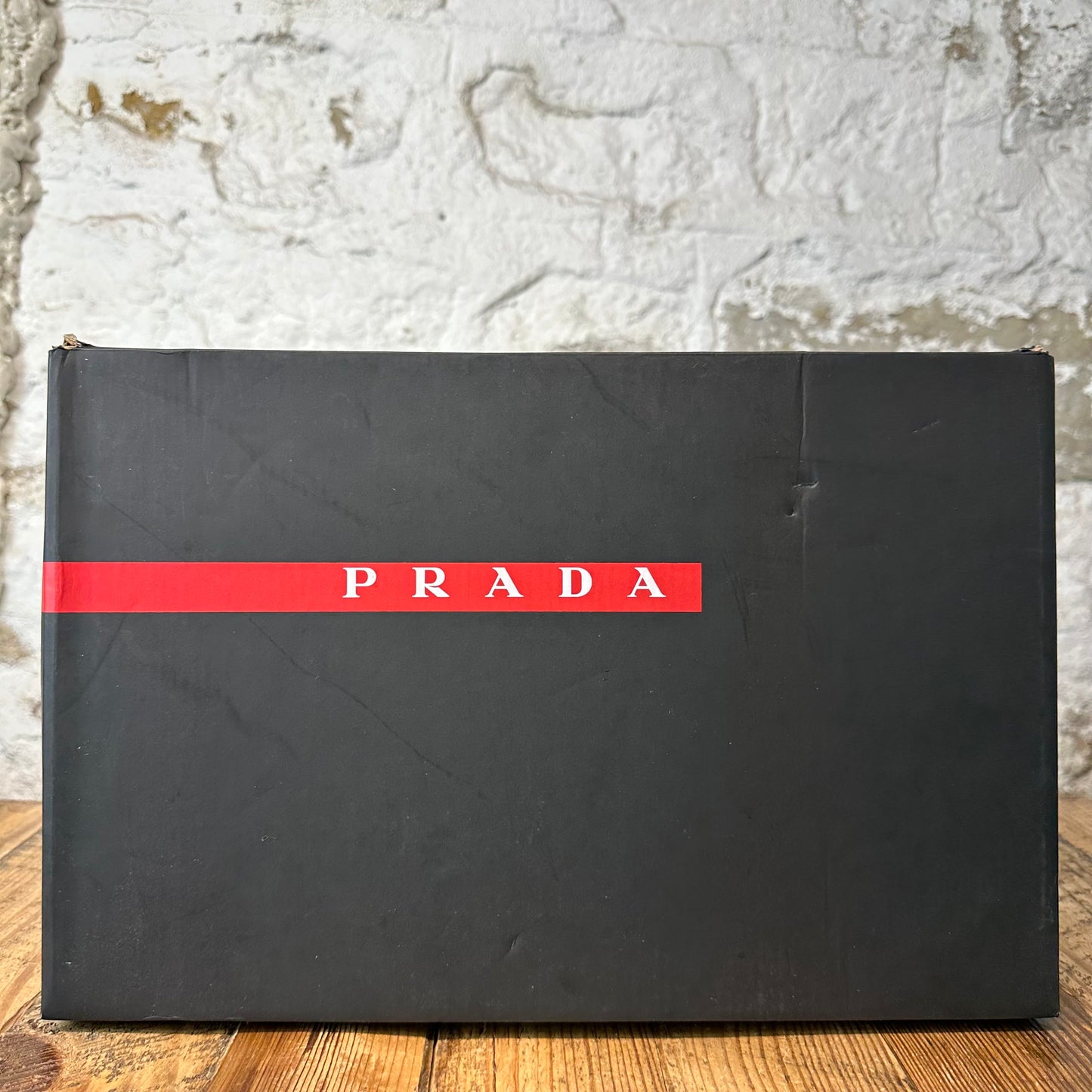 Prada Americas Cup Orange Patent Grey White Sneaker Sz 8