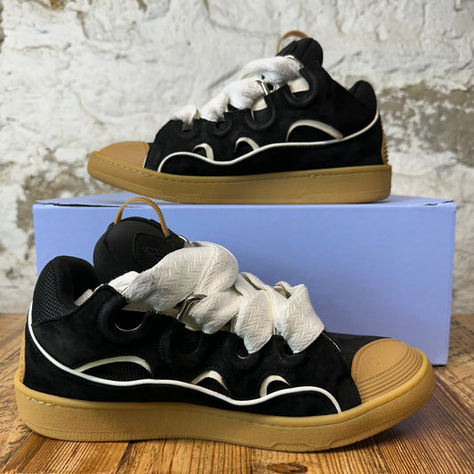 Lanvin Curb White Black Gum Sneaker Sz 11 (44)