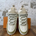 Louis Vuitton Beige Cream Skate Sneaker Sz 8.5 (7LV)