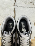 Bapesta Black White Sz 9