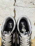 Bapesta Black White Sz 9