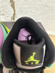 Air Jordan 1 Mid Pastel Black Toe Sz 6.5Y