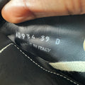 Rick Owens High Vintage Black Leather Milk Sneaker Sz 6.5 (39)