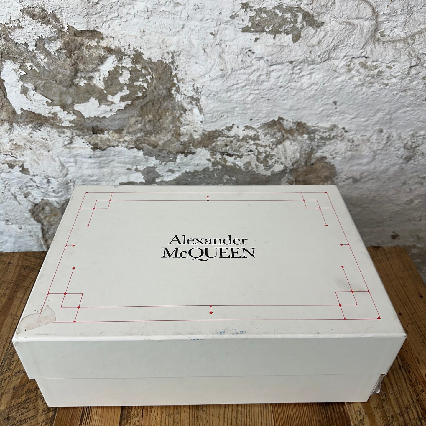 Alexander Mcqueen Grey Suede White Sneaker Sz 13 (46)