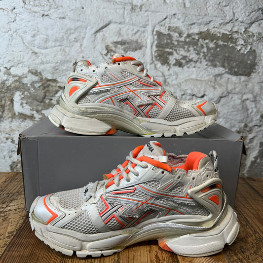 Balenciaga Runner Orange White Cream Sneaker Sz 10 (43)