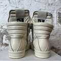 Rick Owens High Geobasket Jumbo Lace Milk Sneaker Sz 10.5 (43.5)