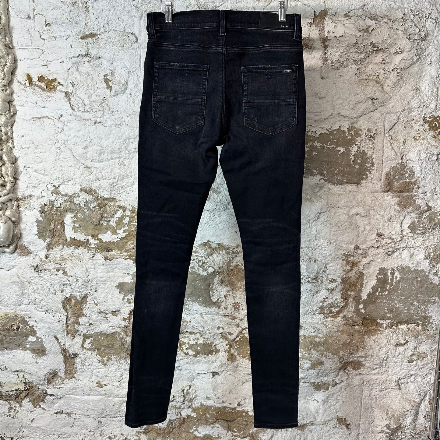 Amiri MX1 Brown Paisley Black Denim Jeans Sz 31