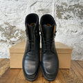 Christian Louboutin Trapman Leather Hiking Boot Black Sz 8.5 (41.5)