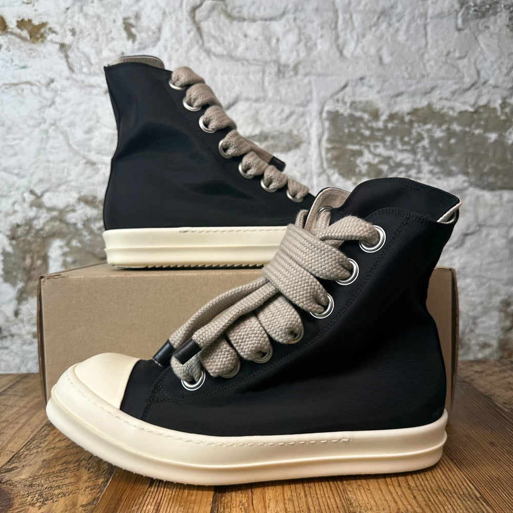 Rick Owens High Jumbo Lace Black Milk Sneaker Sz 10 (43)