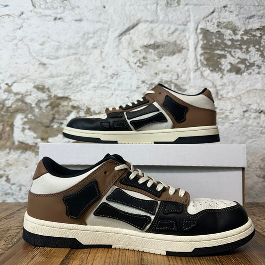 Amiri Black Skeleton White Brown Sneaker Sz 10 (43)