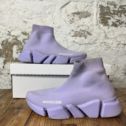 Balenciaga Sock Runner Lavender Sneaker Sz 6 (38)