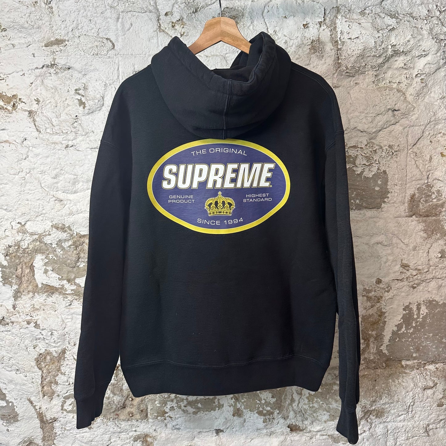 Supreme Crown Hoodie Black Sz L
