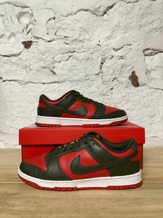 Nike Dunk Low Mystic Red Khaki Sz 10
