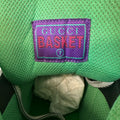 Gucci Basket White Demetra Green Sneaker Sz 7