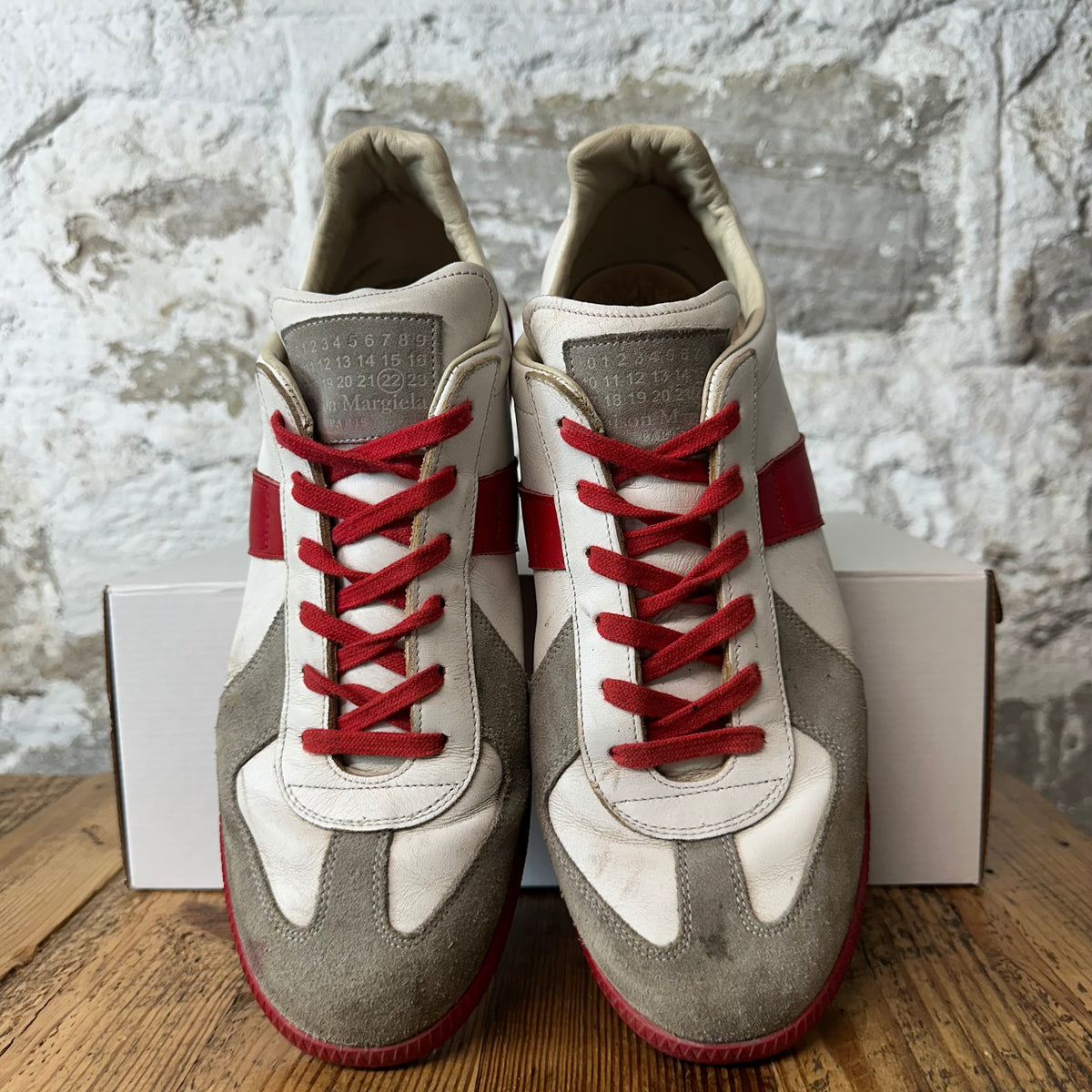 Maison Margiela Replica Red White Sneaker Sz 13 (46)