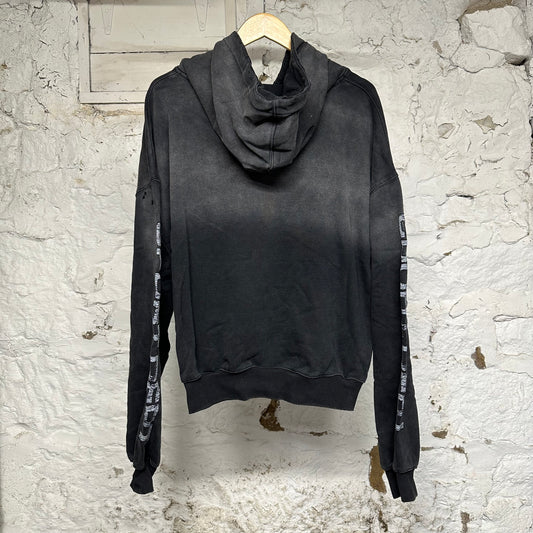 Vale Sport Dept Big Dog Black Hoodie Sz L