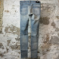 Amiri Distressed Blue Denim Jeans Sz 32