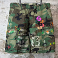 Gallery Department G Patch Camo Cargo Shorts Sz 32 DS