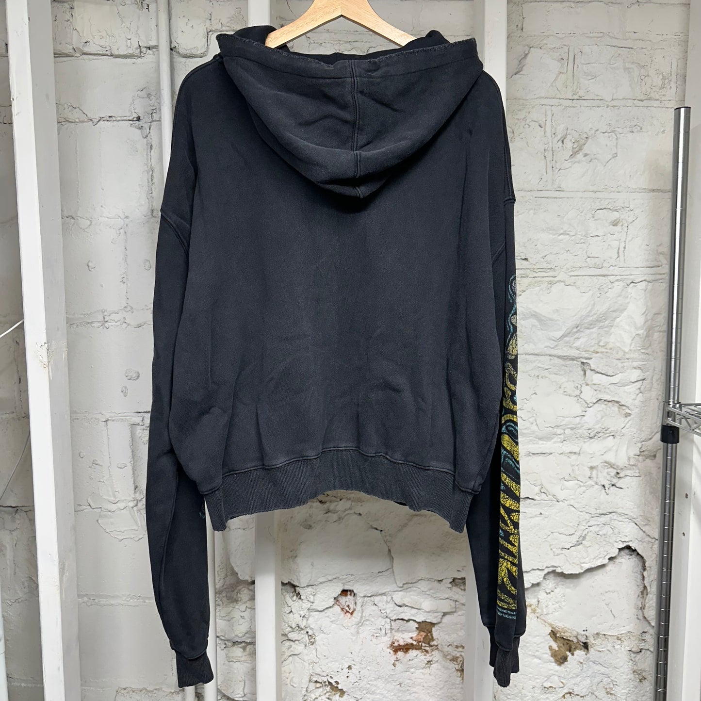 Vale Liberty Gods Black Zip Up Hoodie Sz M
