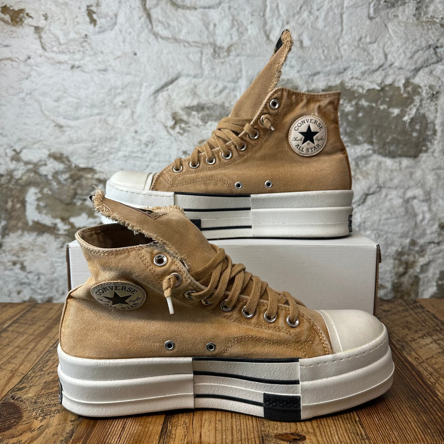 Rick Owens DRKSHDW Converse DBL Sneaker Sz 10.5