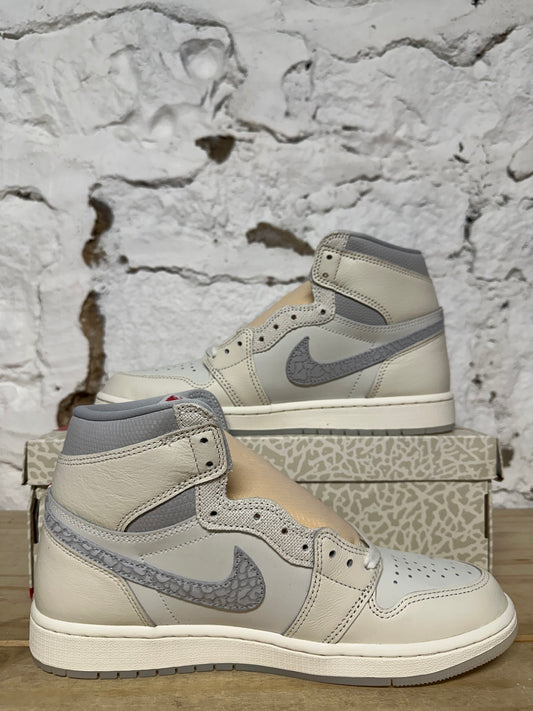 Air Jordan 1 High Sail University Red Sz 9.5 DS