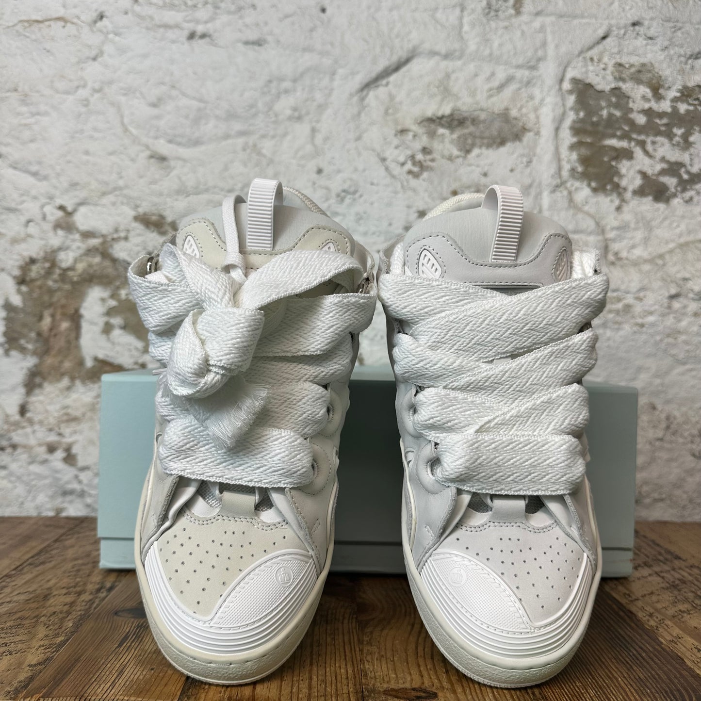 Lanvin Curb White Gray Sneaker