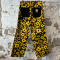 Marni Carhartt WIP Yellow Floral Black Pants Sz S