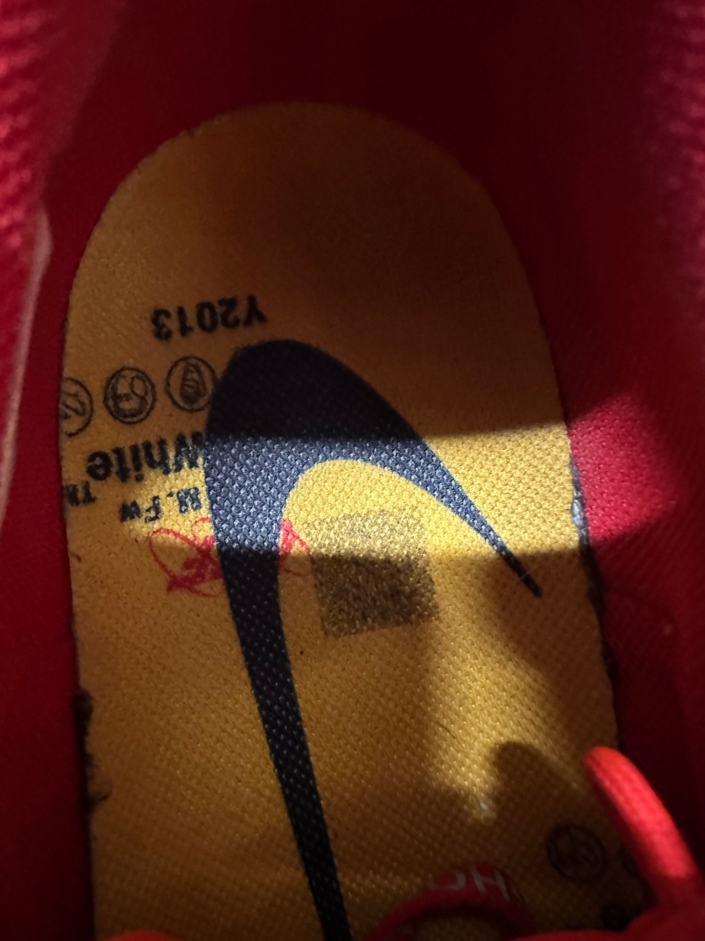 Nike Dunk Low Off-White University Red Sz 15