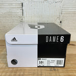 Adidas Dame 6 Ruthless Black Red Sz 10.5