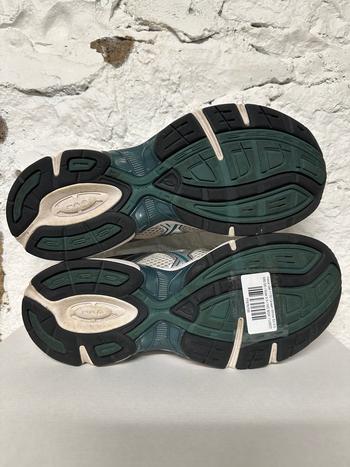 Asics Gel 1130 Green White Sz 9.5