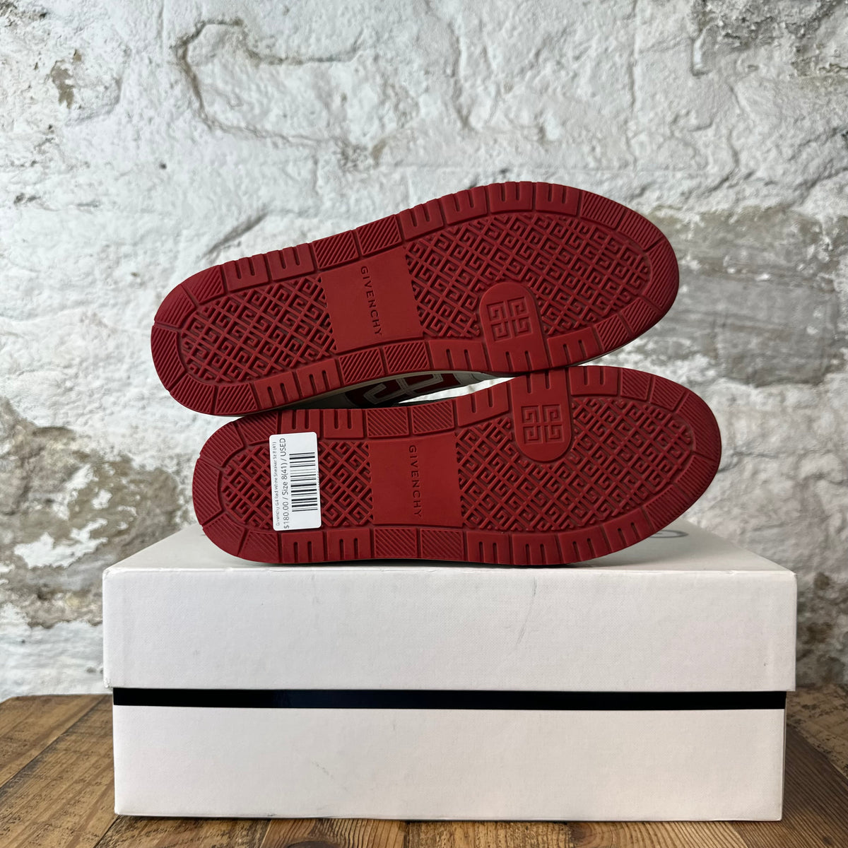 Givenchy G4 Red White Sneaker Sz 8 (41)