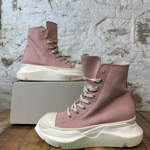 Rick Owens High Pink Canvas Abstract Sneaker Sz 6.5 (39)
