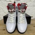 Air Jordan 5 Fire Red Silver Tongue (2020) Sz 13