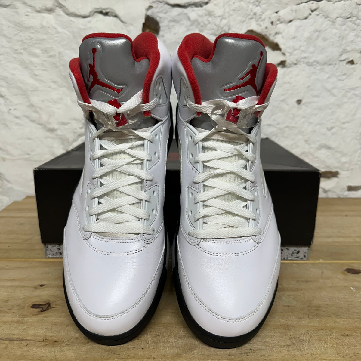 Air Jordan 5 Fire Red Silver Tongue (2020) Sz 13