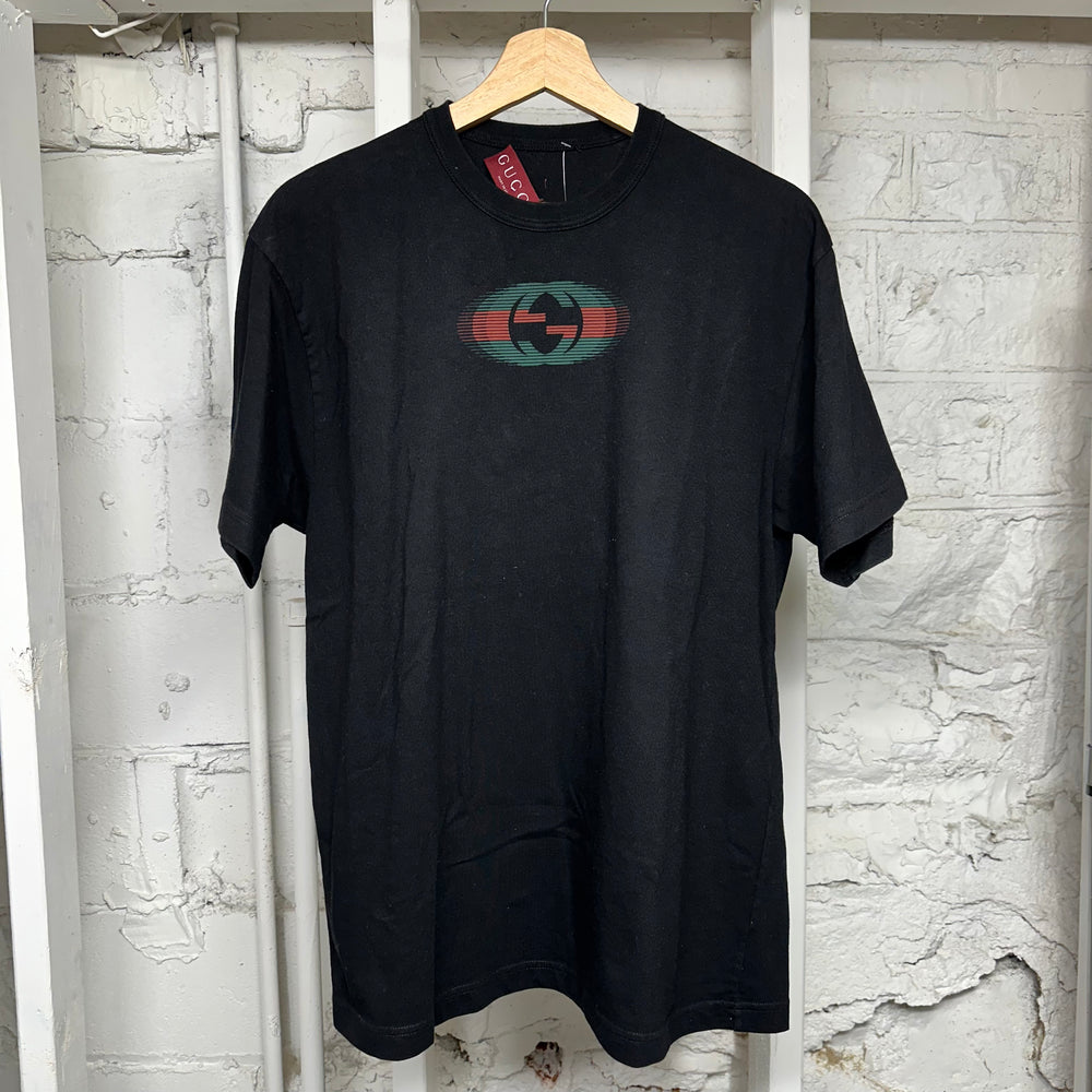 Gucci Small Logo T-Shirt Black Sz S