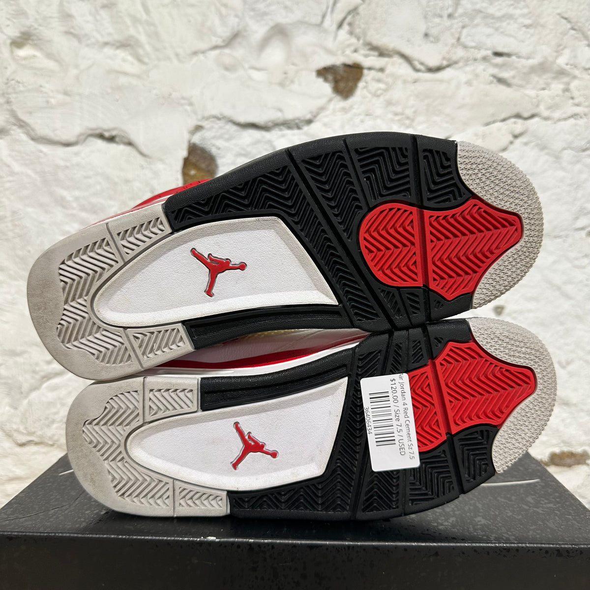 Air Jordan 4 Red Cement Sz 7.5