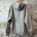 Supreme Navy Box Logo Grey Hoodie Sz XL DS