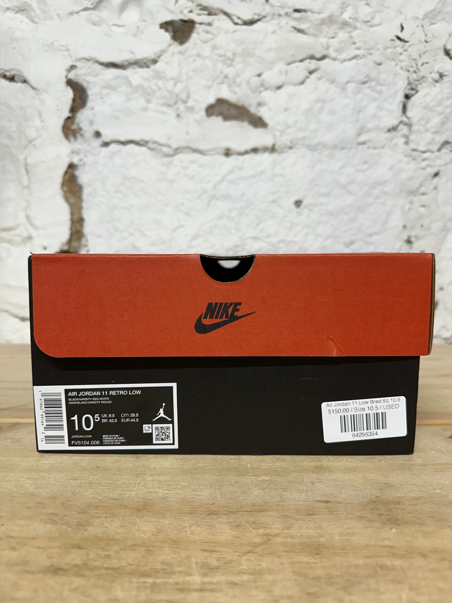 Air Jordan 11 Low Bred Sz 10.5