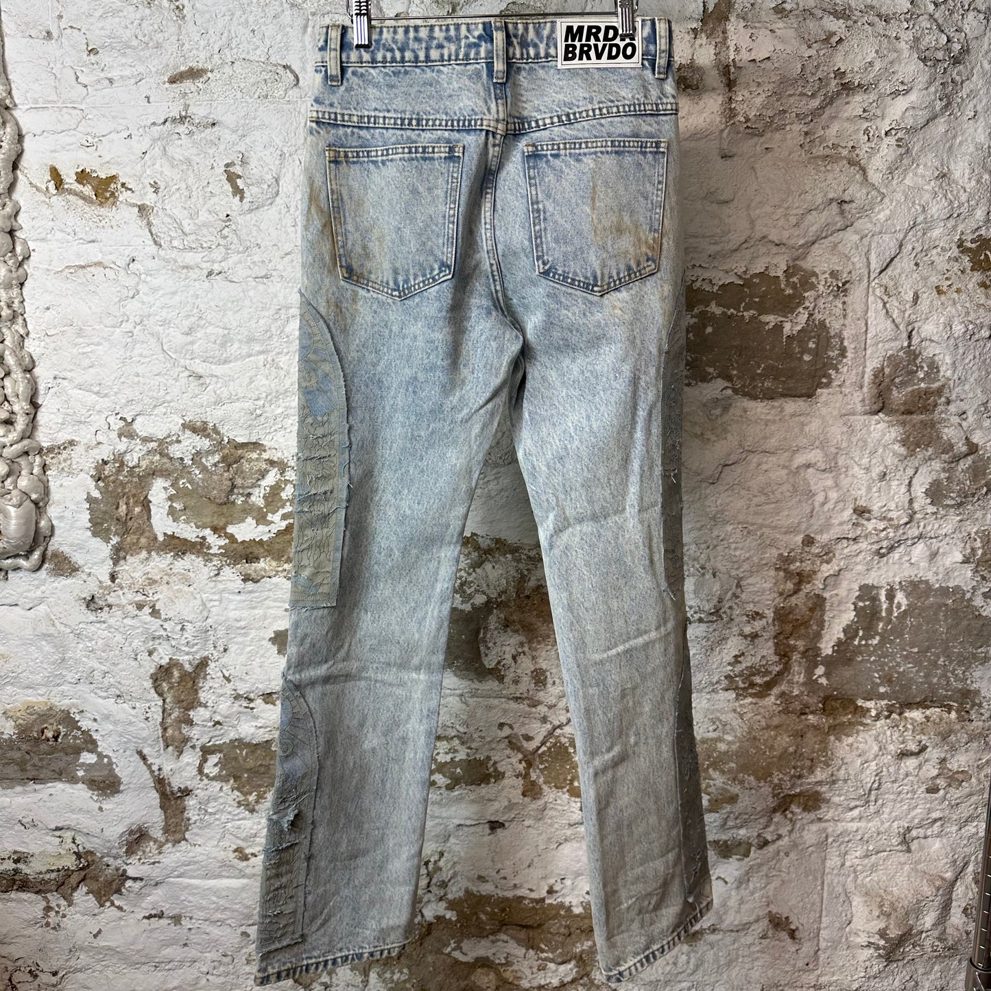 Who Decides War Mechanic Signature Blue Denim Jeans Sz 28