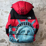 Supreme TNF Statue of Liberty Jacket Red Sz L